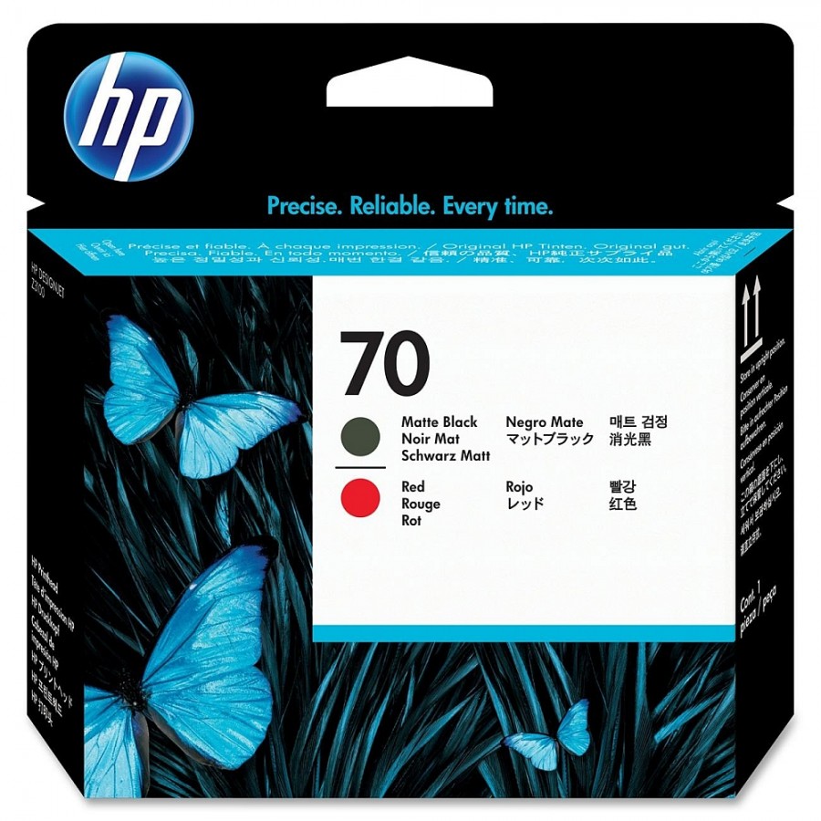 Консуматив HP 70 matte Black & Red Printhead