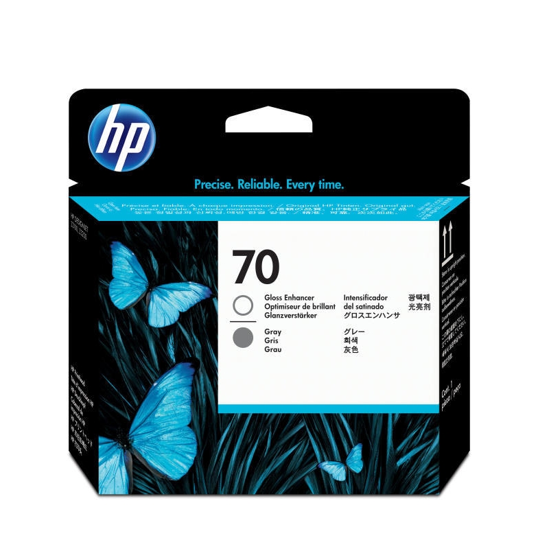 Consumable hp 70 gloss enhancer & gray printhead