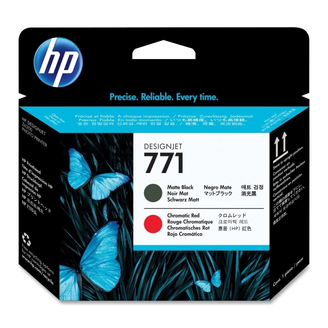 Consumable hp 771 matte black/chromatic red designjet printhead