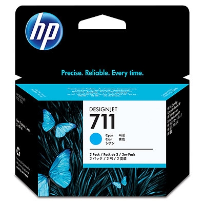 Consumable hp 711 3-pack 29-ml cyan s