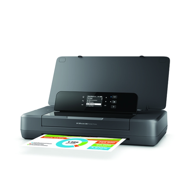 Ink printer hp officejet 200 c battery, wi-fi