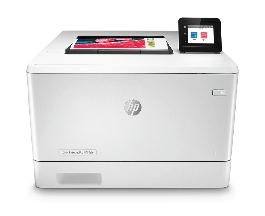 Laser printer hp color laserjet pro m454dw  duplex/wi-fi