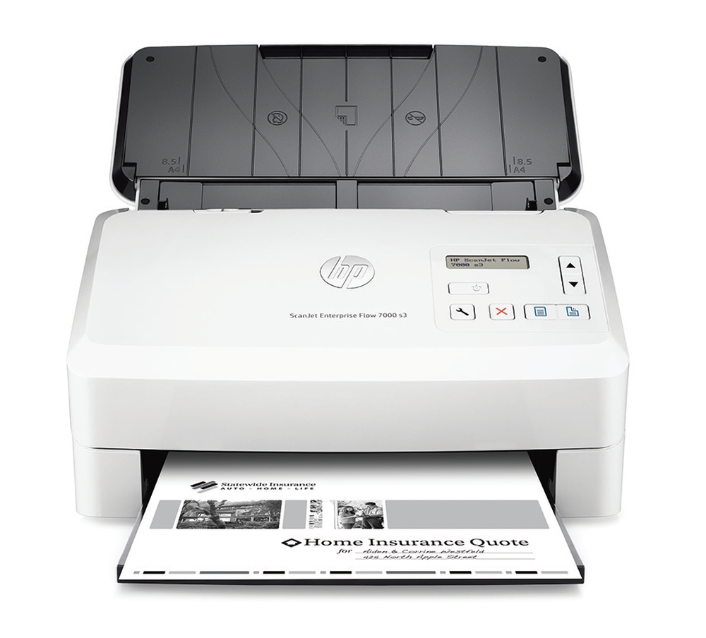 Scanner hp scanjet enterprise flow 7000 s3 sheet-feed scanner