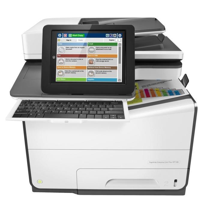 Ink mfp hp pagewide enterprise color flow mpf 586z