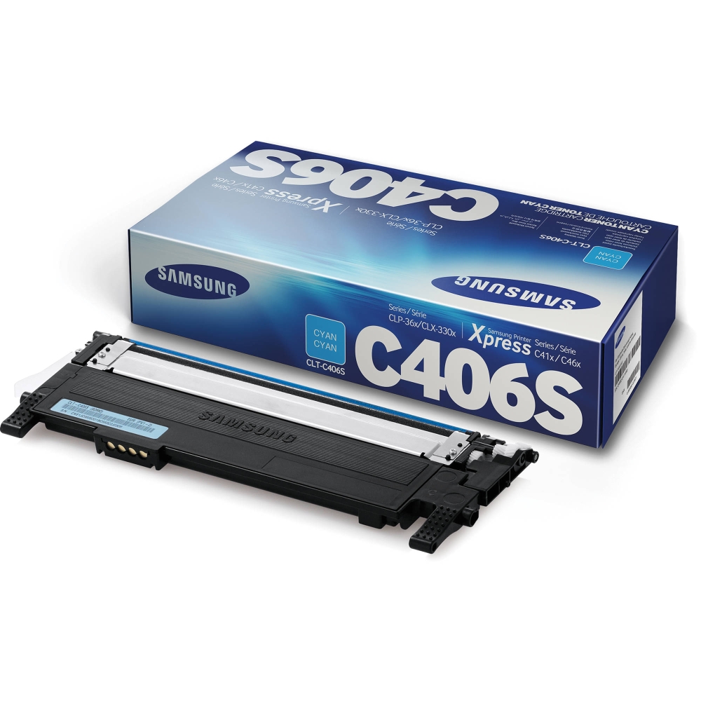Тонер касета Samsung CLT-C406S Cyan