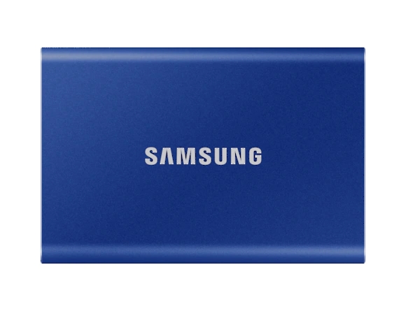 Hard disk samsung portable ssd t7 1tb, blue