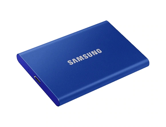 Hard disk samsung portable ssd t7 1tb, blue
