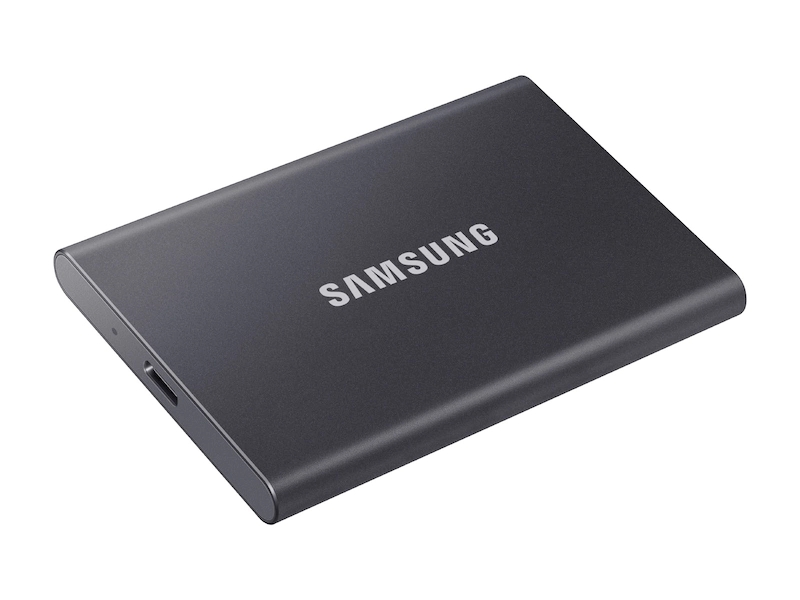 Твърд диск Samsung Portable SSD T7 1TB, Titanium