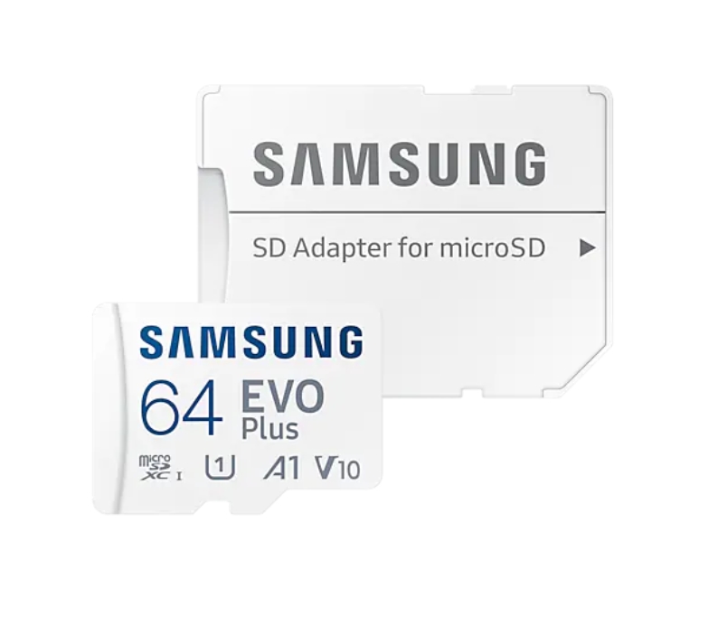 Memory card Samsung 64GB micro SD Card EVO Plus Adapter, Class10