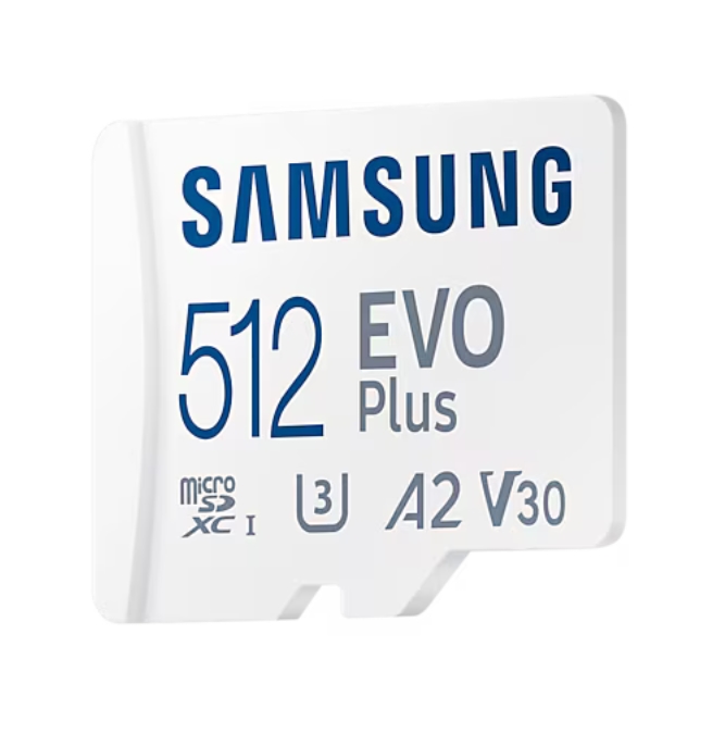 Memory card Samsung 512GB micro SD Card EVO Plus Adapter
