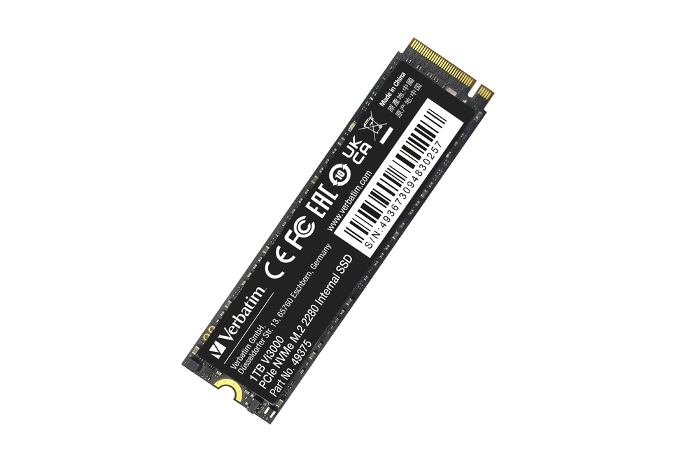External SSD Verbatim Vi3000 Internal PCIe NVMe M.2 SSD 1TB