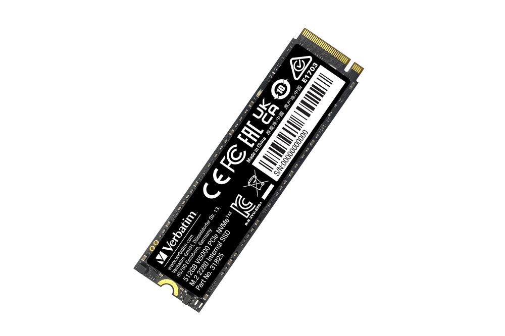 Internal SSD Verbatim Vi5000 Internal PCIe NVMe M.2 SSD 512GB
