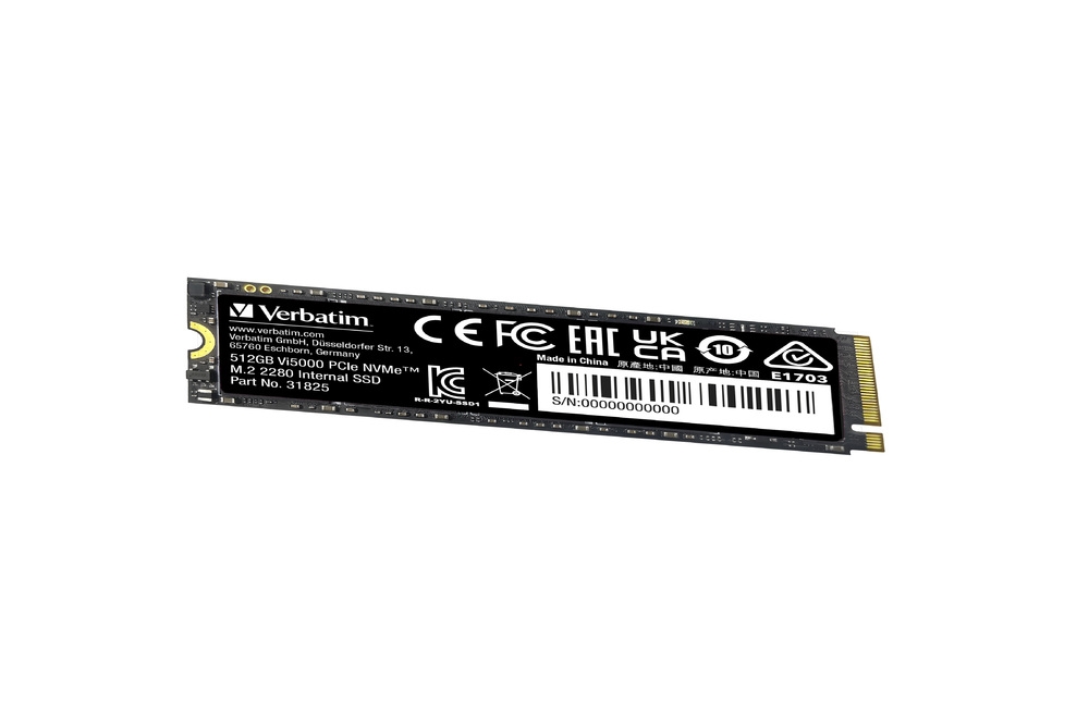 Internal SSD Verbatim Vi5000 Internal PCIe NVMe M.2 SSD 512GB