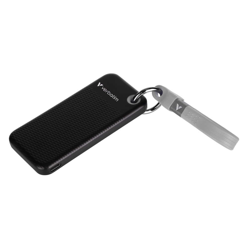 Hard drive SSD Verbatim Pocket SSD USB 3.2 Gen 2 1TB Black/Grey
