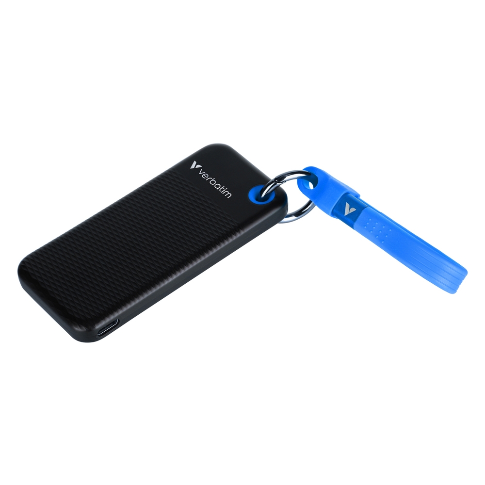 Hard drive SSD Verbatim Pocket SSD USB 3.2 Gen 2 1TB Black/Blue