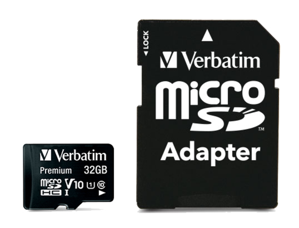Карта памет Verbatim micro SDHC 32GB Class 10 (Incl. Adaptor)
