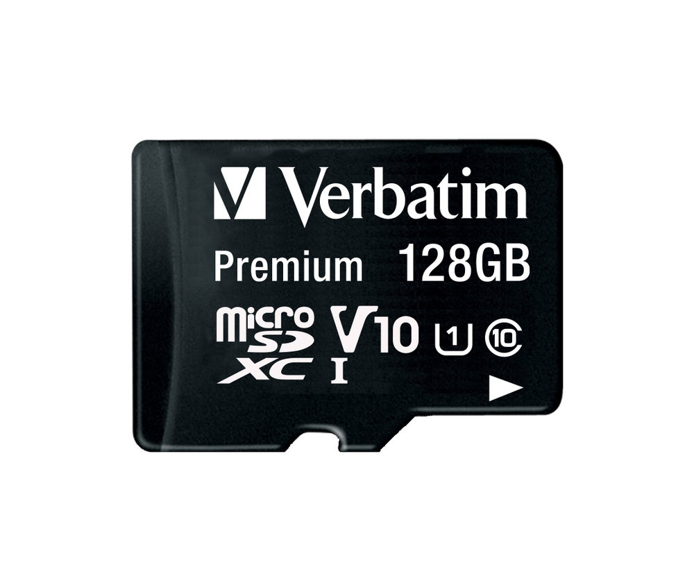 Карта памет Verbatim micro SDXC 128GB Class 10 (+ Adaptor)