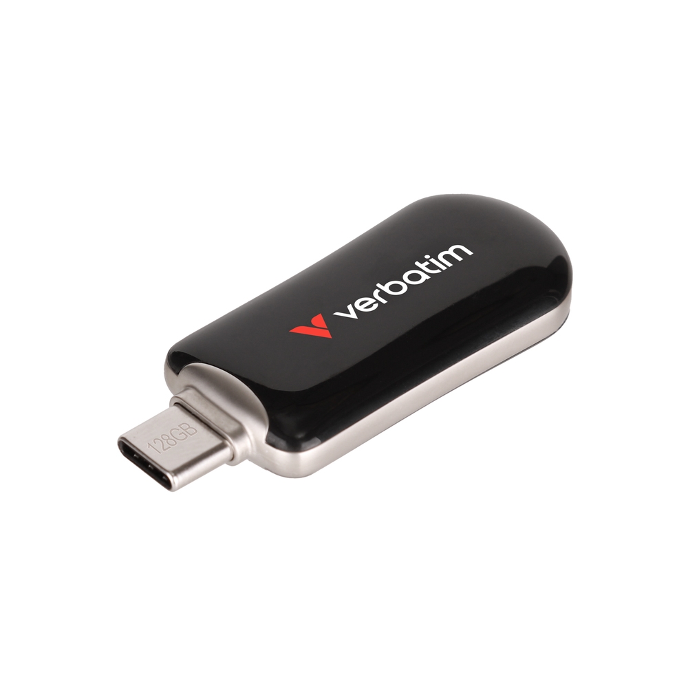 USB памет Verbatim Plectra USB-C Flash Drive Black 128GB