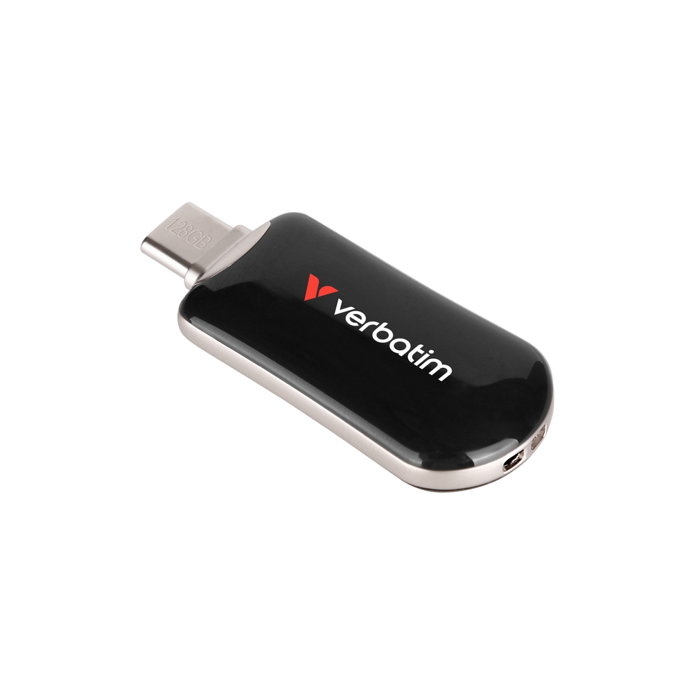USB памет Verbatim Plectra USB-C Flash Drive Black 128GB