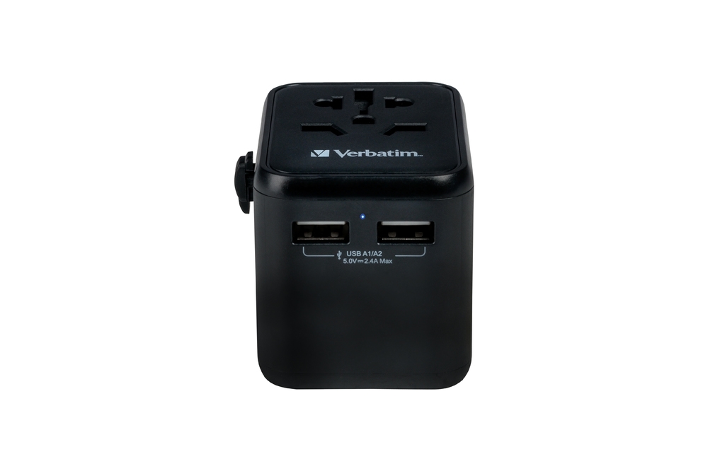 Adapter Verbatim UTA-01 Universal Travel Adapter 2xUSB-A ports