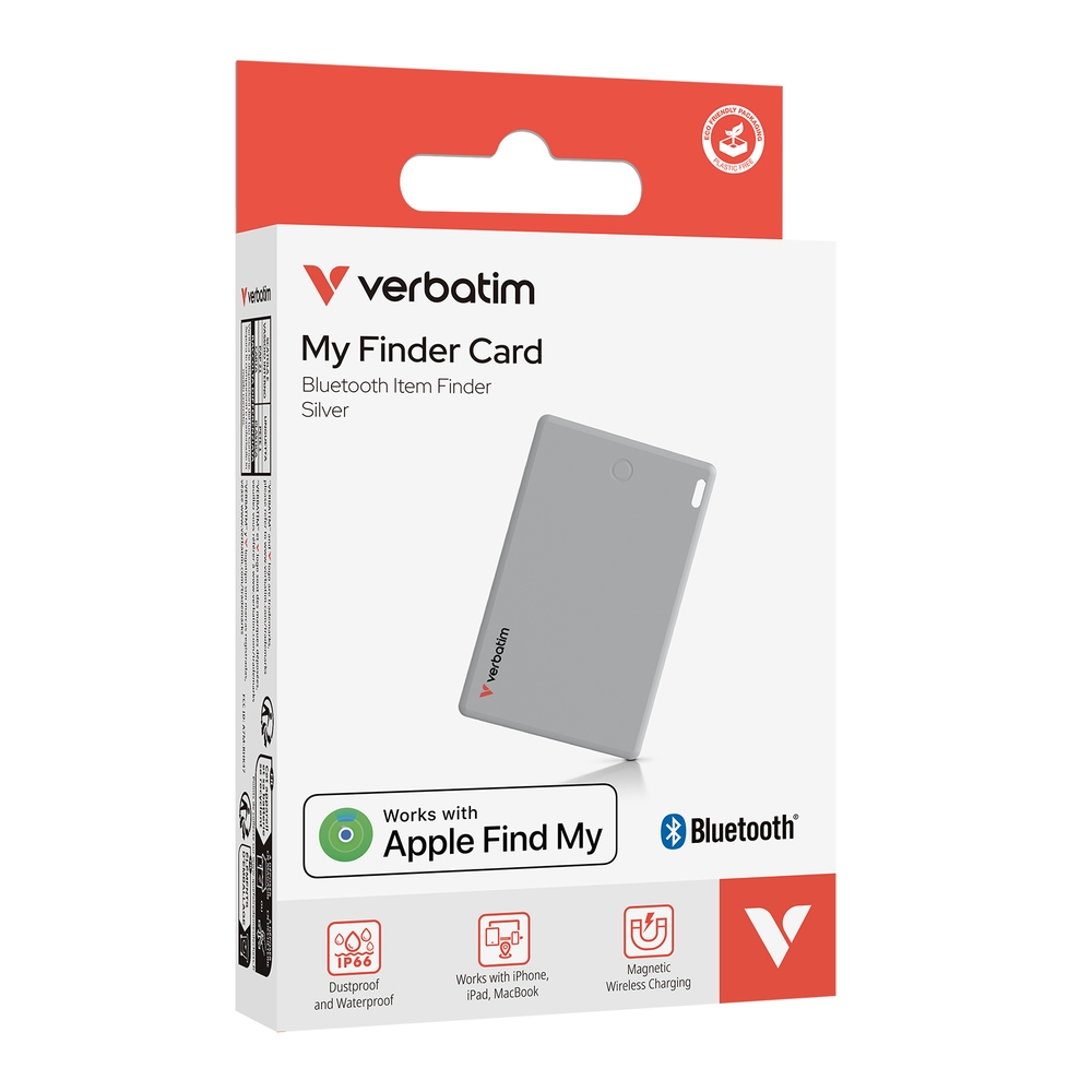 SSD Verbatim MYFCR-01S My Finder Card Bluetooth Silver