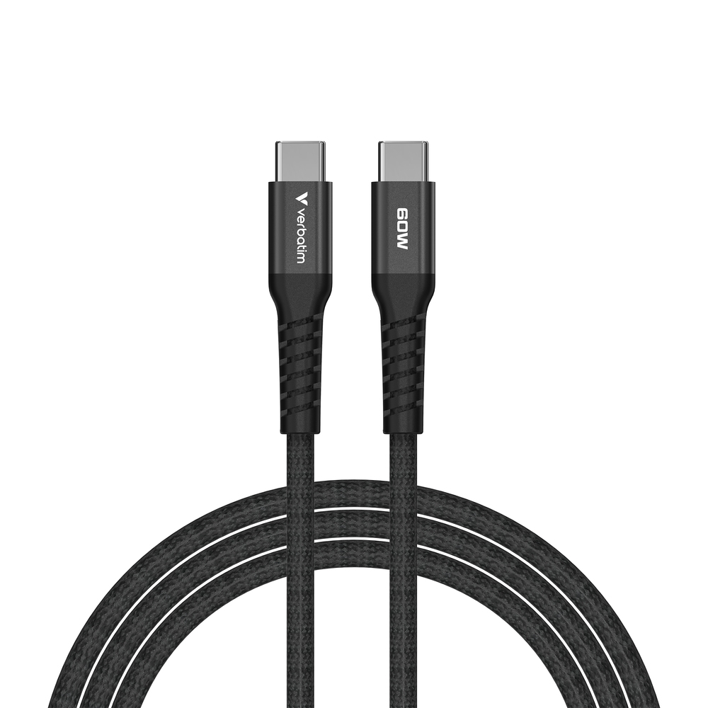 Cable Verbatim Sync & Charge USB-C to USB-C 100W Magnetic 120 cm - Black