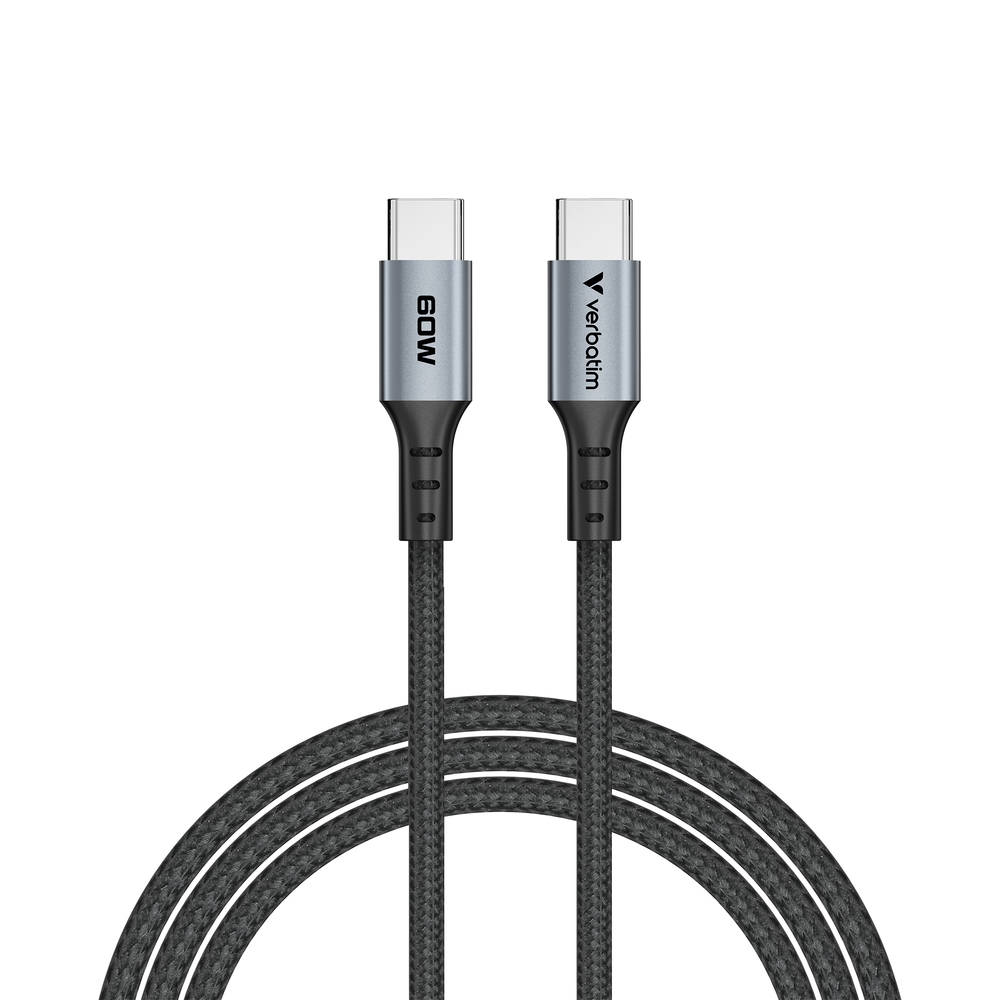 Cable Verbatim Sync & Charge USB C to USB C 60W 120 cm