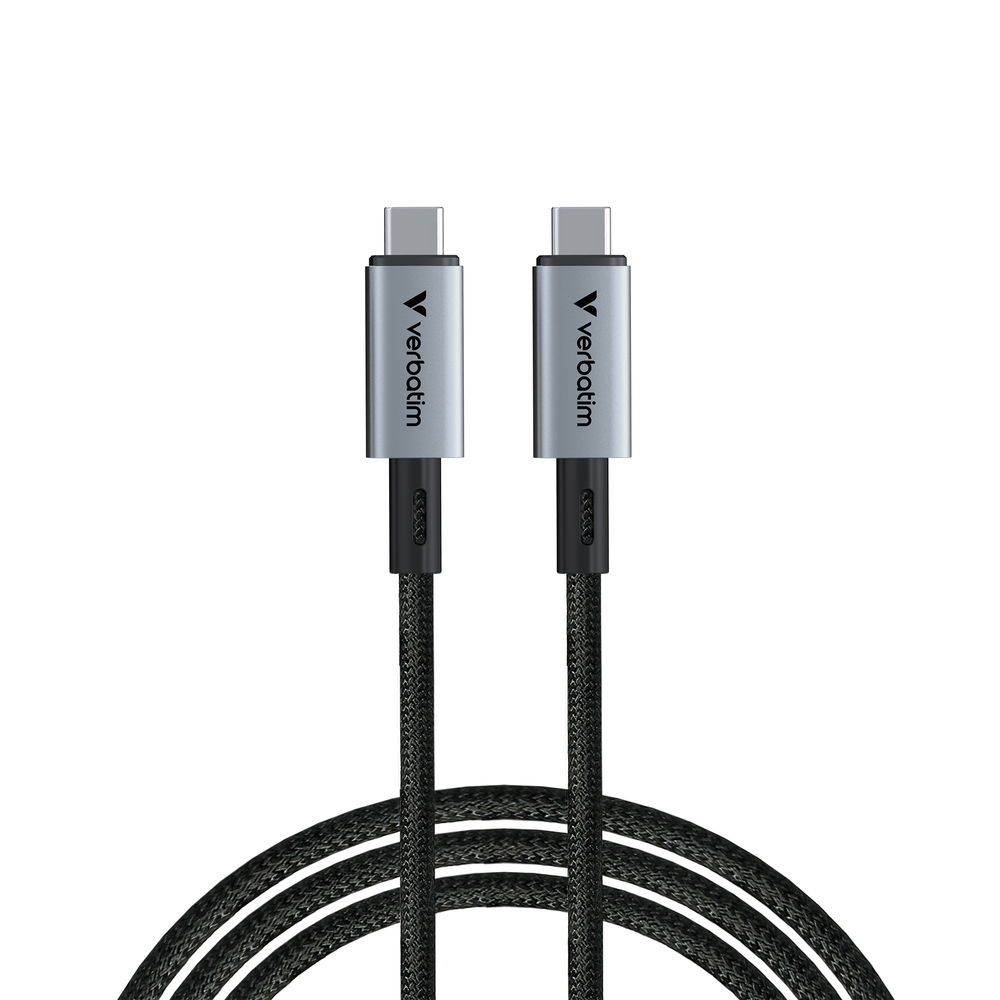 Cable Verbatim Sync & Charge USB-C to USB-C 240W 40 Gbps 120 cm