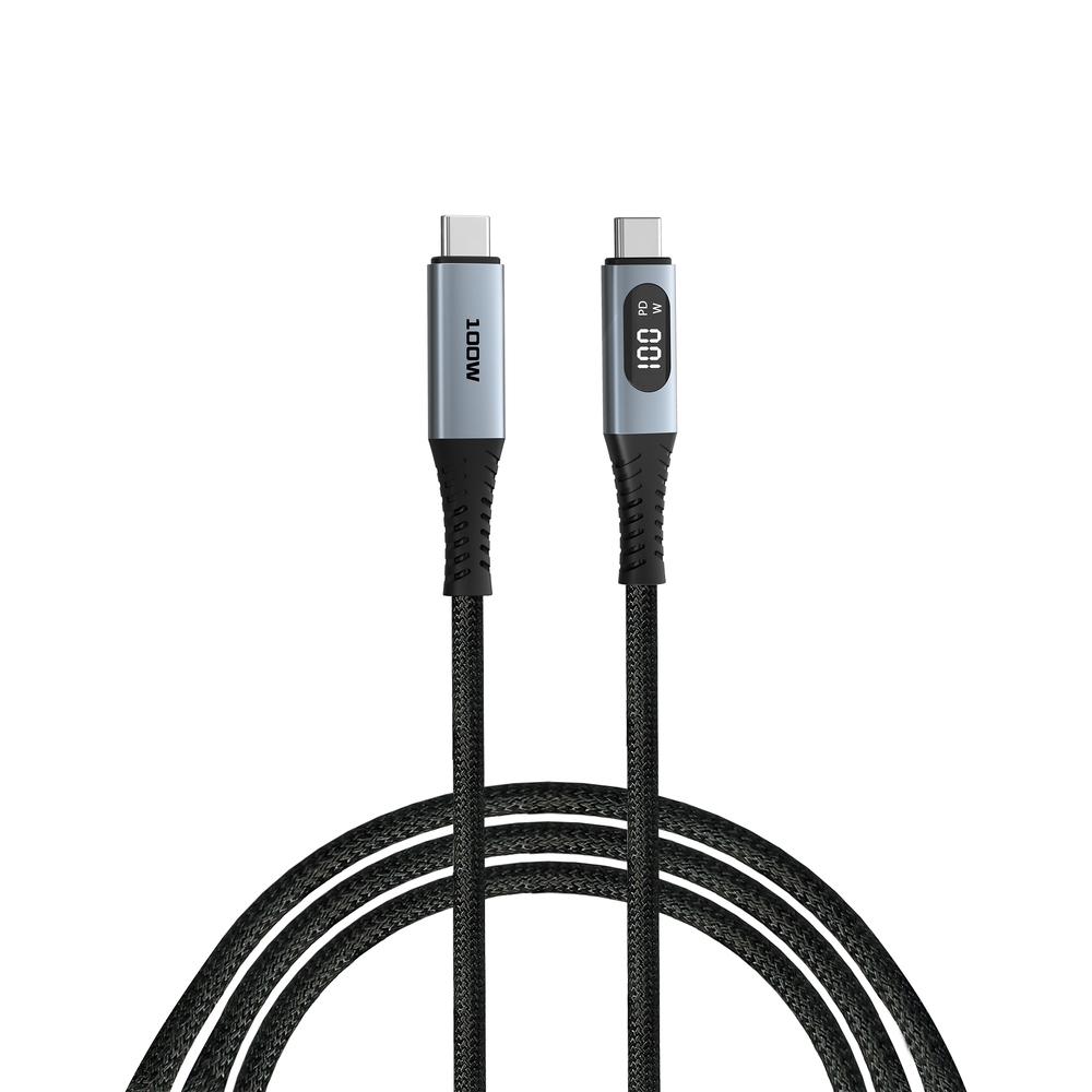 Кабел Verbatim Sync & Charge USB C to USB C 100W Display 120 cm