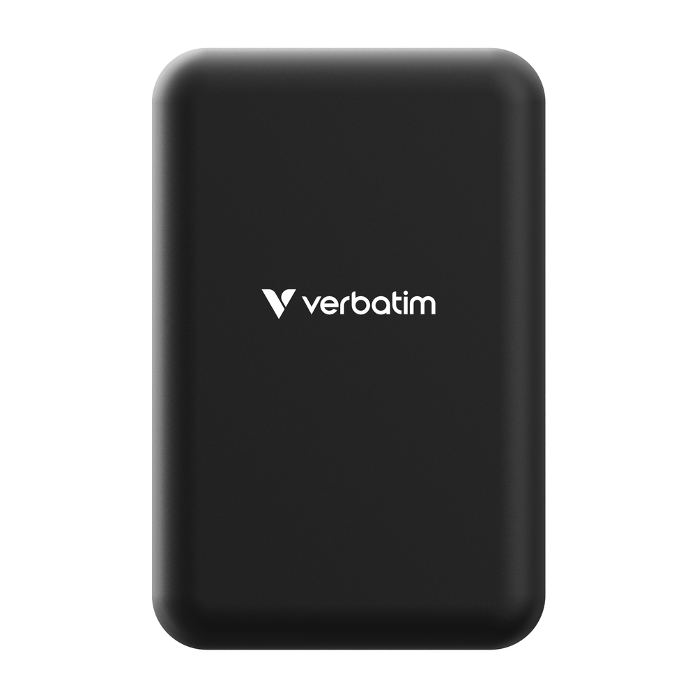 Verbatim Charge n Go Essentials Power Bank Magnetic Wireless 20000mAh Black