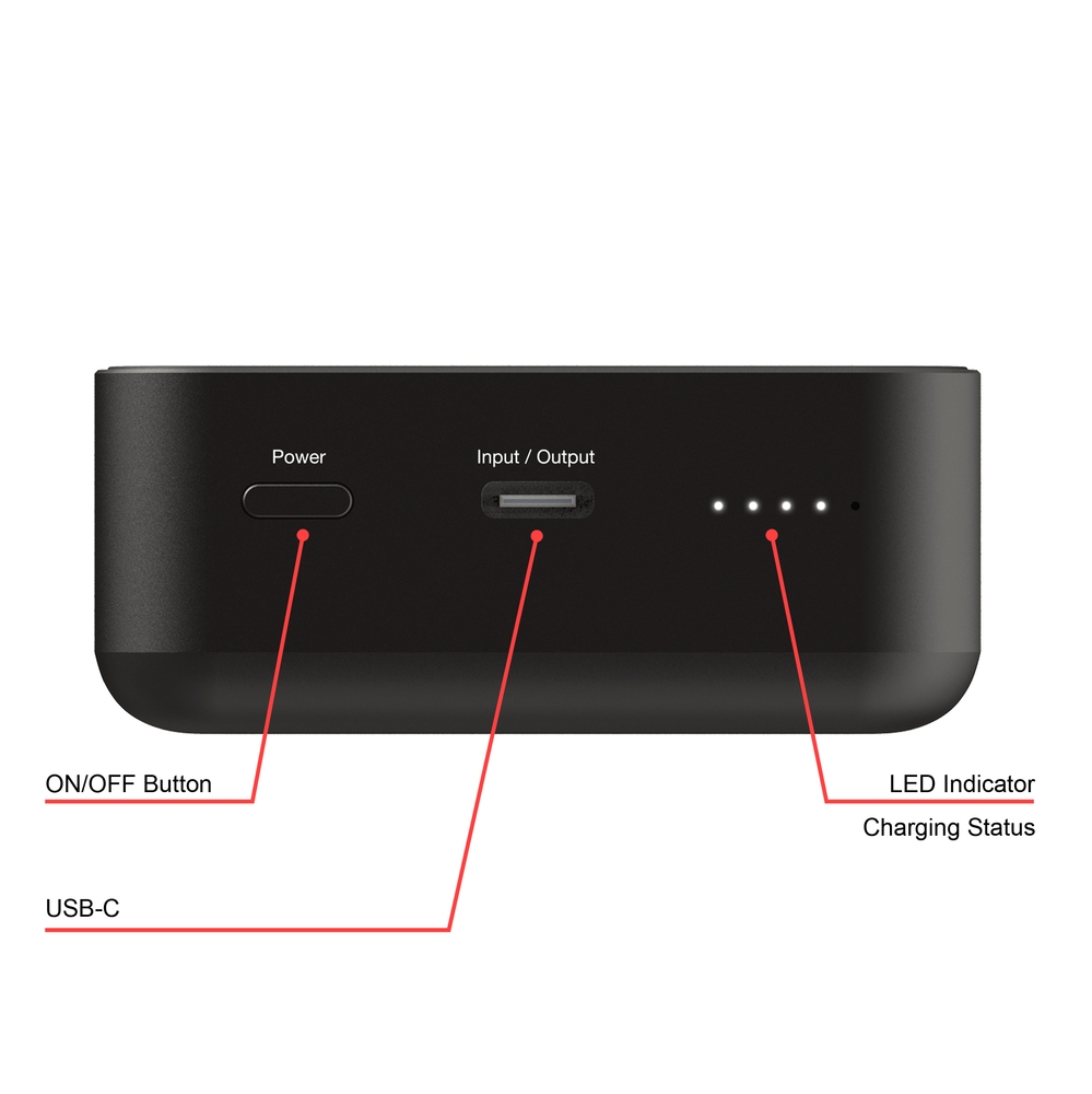 Verbatim Charge n Go Essentials Power Bank Magnetic Wireless 20000mAh Black