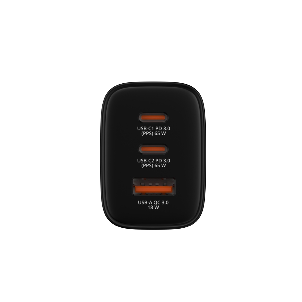 SSD Verbatim Essentials GaN Charger 65W EU plug Black