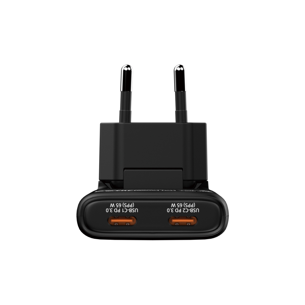 SSD Verbatim Fold n Go GaN Charger 65W EU plug Black