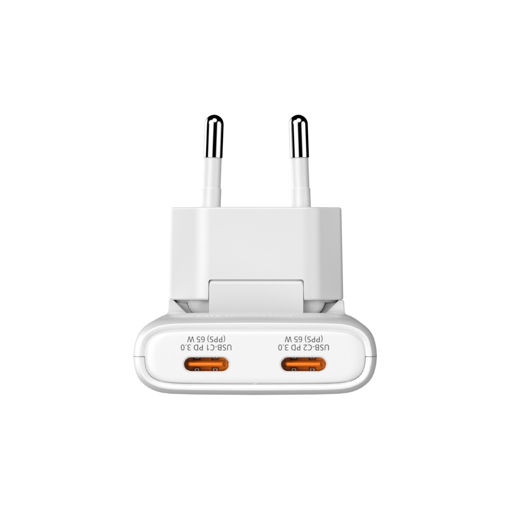 SSD Verbatim Fold n Go GaN Charger 65W EU plug White