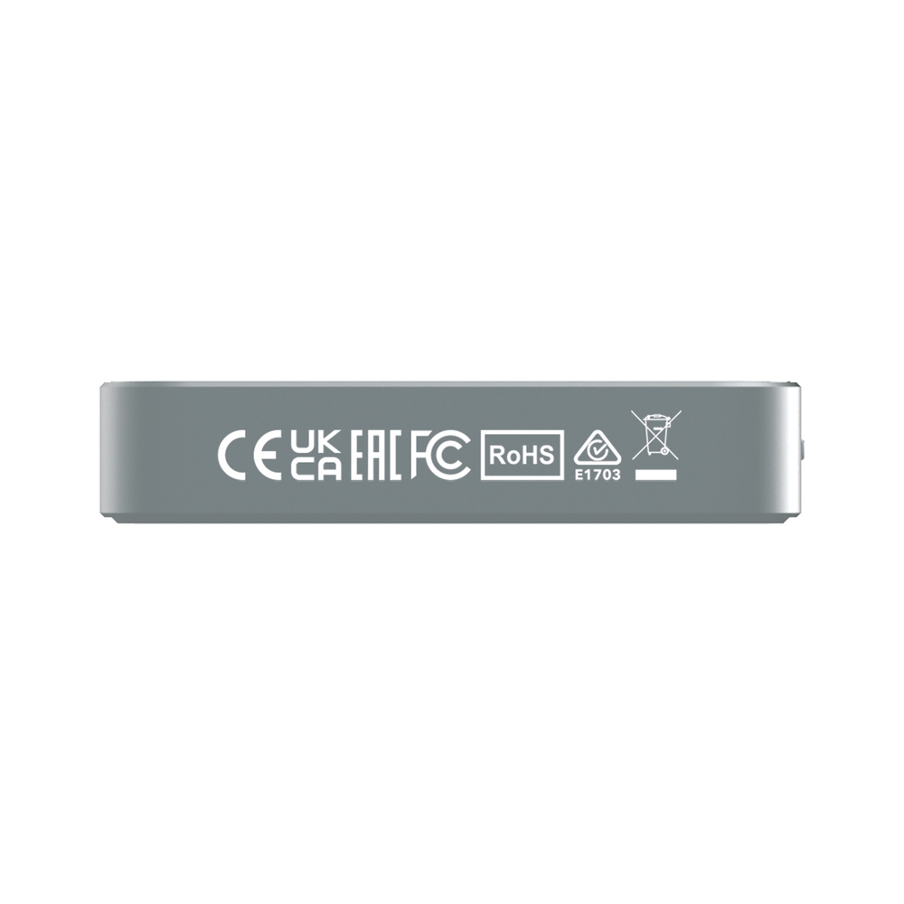 Verbatim Charge n Go Power Bank with Stand Magnetic Wireless 10000mAh Grey