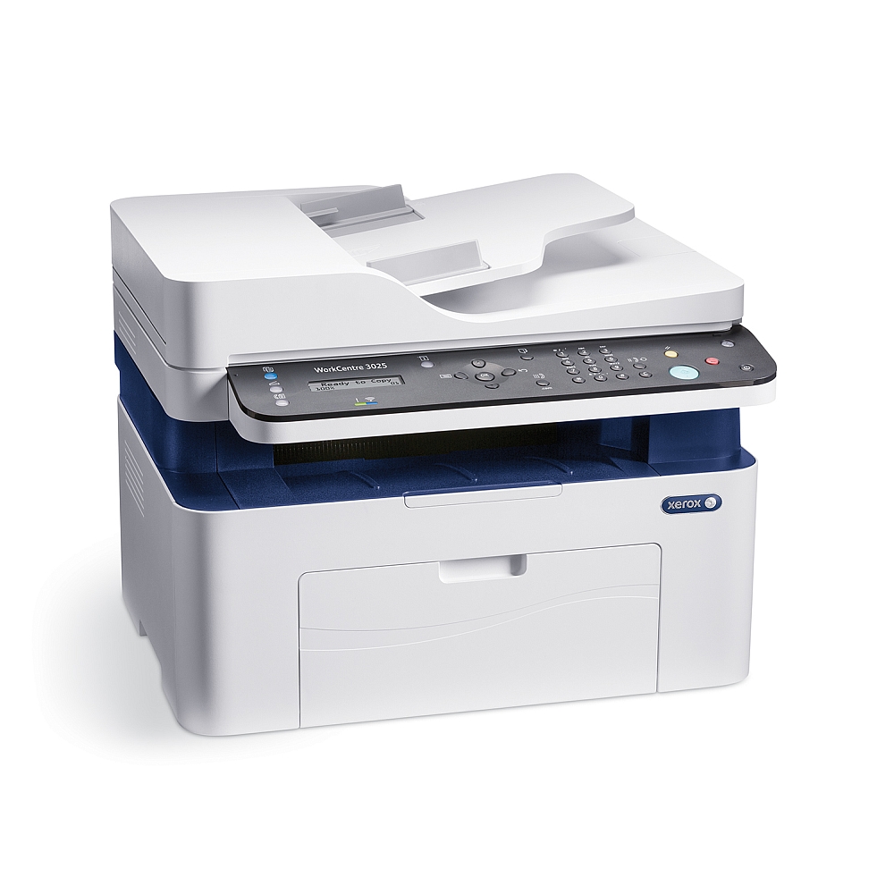 Laser MFP Xerox WorkCentre 3025N ADF + 2 тонер касети подарък