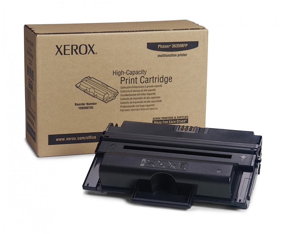 Toner cartridge xerox phaser 3635 standard cap