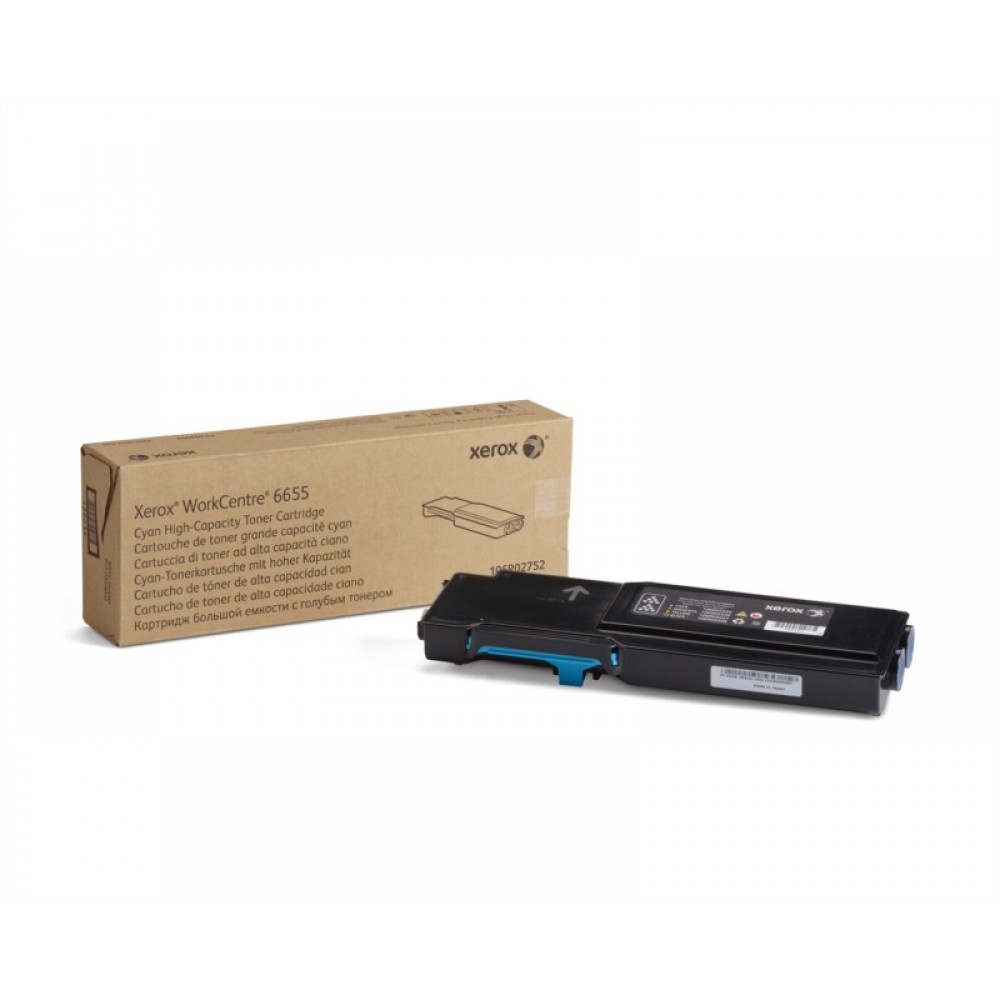 Тонер касета Xerox WorkCentre 6655 High Cap Cyan (7,5K)
