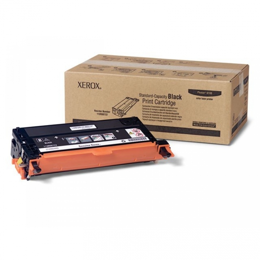 Тонер касета Xerox Phaser 6180 Black standard Cap