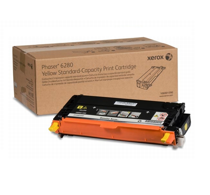 Тонер касета Xerox Phaser 6280 Yellow Standard Cap