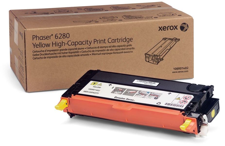 Тонер касета Xerox Phaser 6280 Yellow High Cap