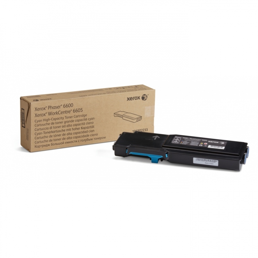 Тонер касета Xerox Phaser 6600/ WorkCentre 6605 Cyan High Cap