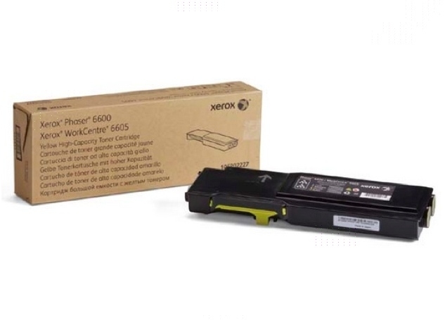 Тонер касета Xerox Phaser 6600/ WorkCentre 6605 Yellow High Cap