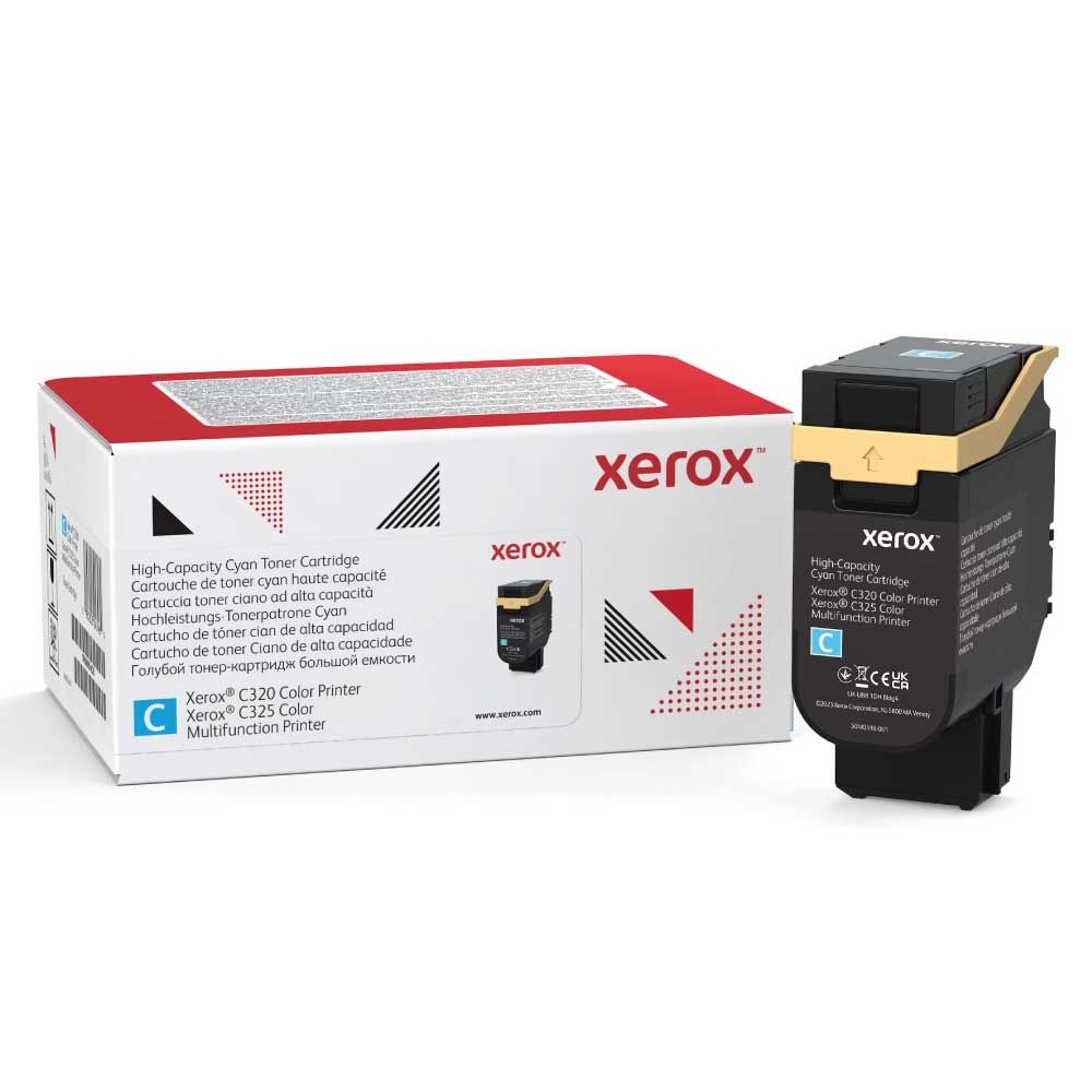 Тонер касета Xerox C320/C325 High-Capacity Cyan 5.5K
