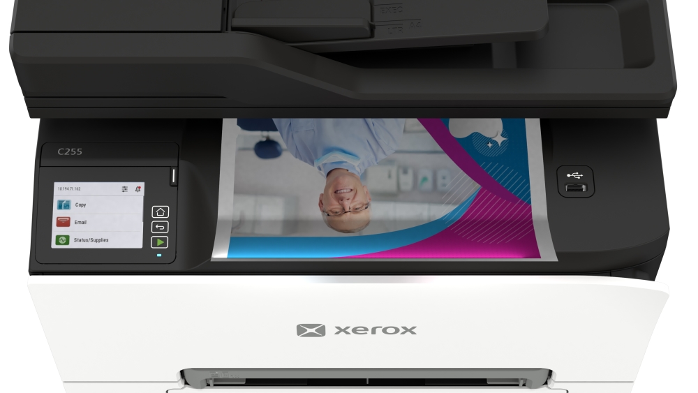 Xerox C255A A4 colour laser multifunction printer, 25 ppm, Wi‑Fi, duplex, copy, print and scan