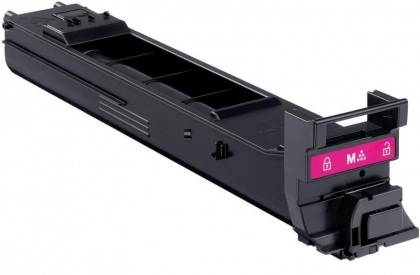 Refilling toner cartridge konica minolta magicolor 4650 magenta with counterchip (8k)