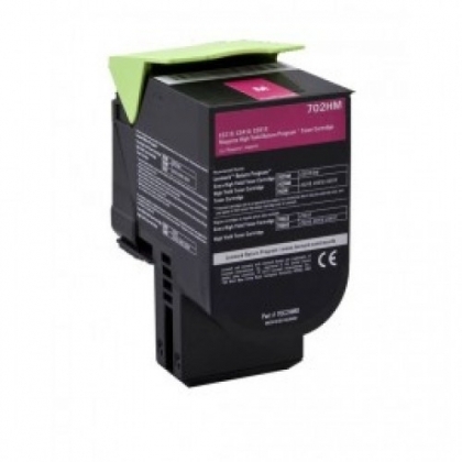 Refilling toner cartridge lexmark cx310 magenta - 80c2sm0 with counterchip (2k)