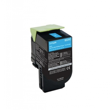 Зареждане на тонер касета Lexmark CX310 cyan - 80C2SC0 със смяна чип (2K)
