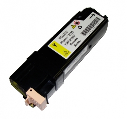 Зареждане на тонер касета Xerox Phaser 6125N  - yellow със смяна чип - 106R01337