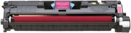 Refilling toner cartridge hp colorlaserjet 2550 - q3963a - magenta with counterchip